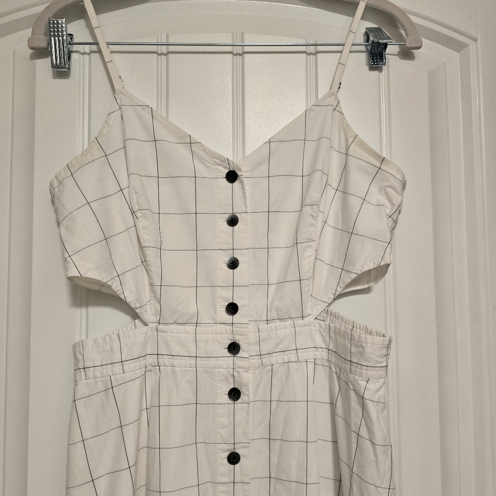 MADEWELL Windowpane Cutout Cami Mididress - Picture 5 of 12